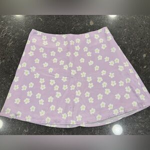 Princess Polly Floral Lavender Skirt